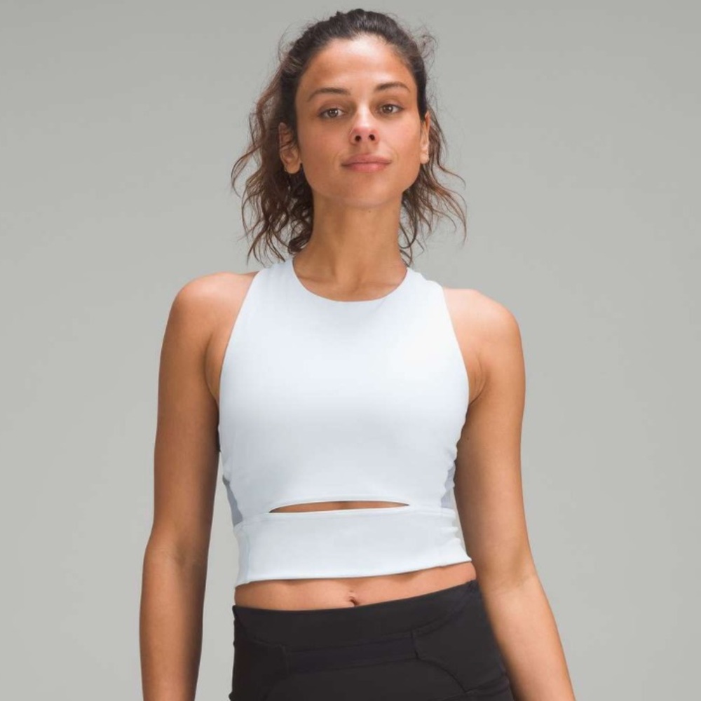 lululemon athletica Chambray Mesh Strap Tank Top